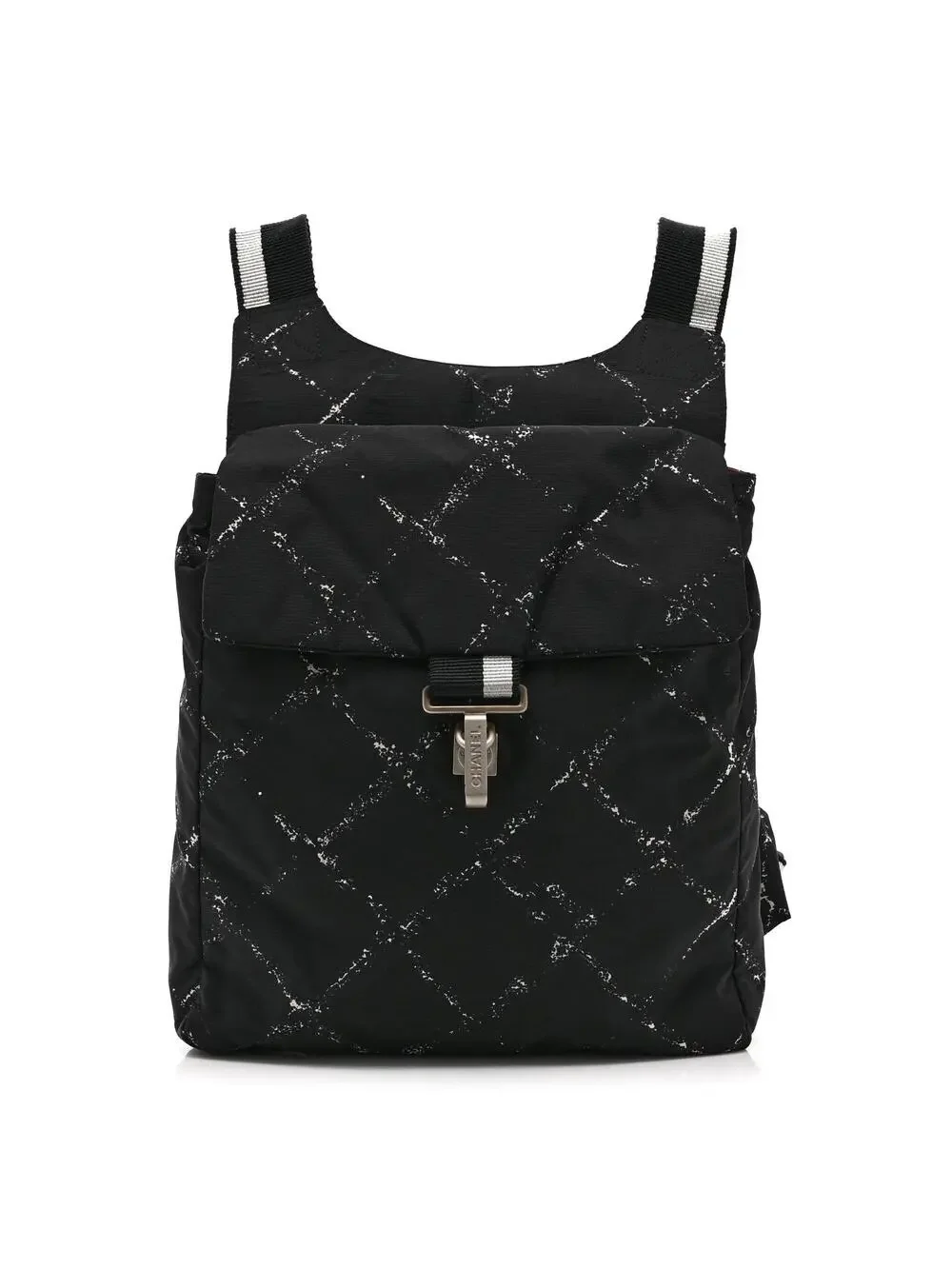 Chanel Nylon Travel Backpack Black #328856C79B